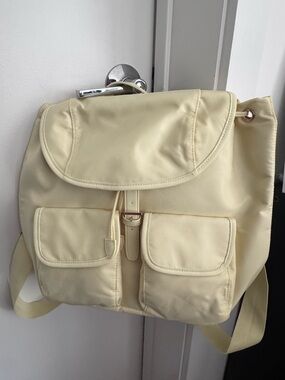 Year of Ours Pale Yellow Nylon Backpack